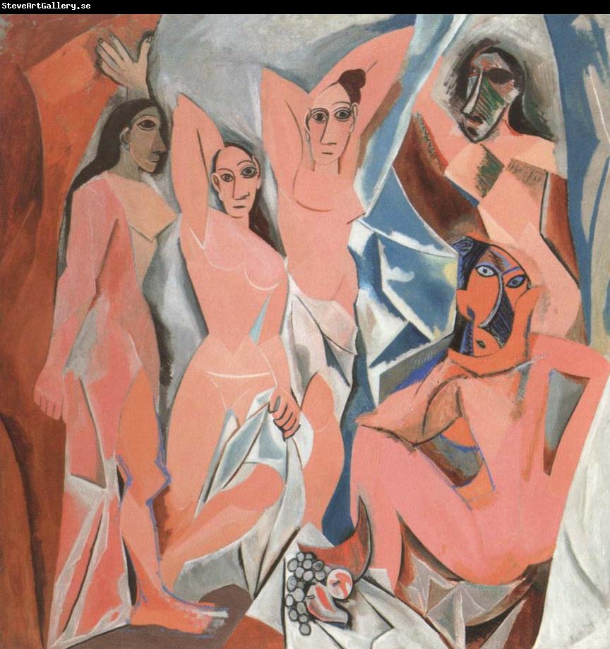 pablo picasso les demoiselles,d avignon